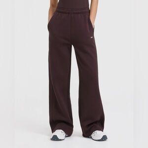 Oner Active Foundations Straight Leg Joggers Plum Brown
